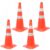 Kit 4 Cones para sinalização 50 cm com 2 faixas – RM-43