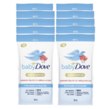 Kit 10 Sabonetes Líquido Baby Dove Hidratação Enriquecida Refil 180ml