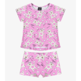 Conjunto Infantil Blusa com Shorts Select Rosa