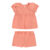 Conjunto Bebê Menina Malha Trabalhada Colorittá Laranja
