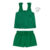 Conjunto Infantil Menina Tule Corações Elian Verde