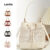 Lovito Casual Bolsa Feminina Simples de Palha com Cordão Colorblock LFA18701