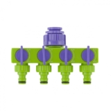Derivação para mangueira com 4 saídas ajustáveis 1/2″ – 3/4″ – Palisad