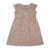 VESTIDO INFANTIL MENINA EM MALHA TRABALHADA LISTRADA
