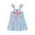 Vestido Bebê Menina Raio de Sol Elian Azul