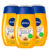 Kit 3 Sabonetes Líquido Nivea Natural Oil 200ml