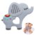Mordedor Massageador de Gengivas Macio Elefante Cinza Infantil Livre Bpa Castela
