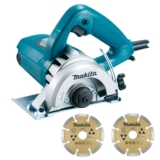 Serra mármore 4.3/8″ 1.300 watts com 2 discos – 4100NH3ZX2 Makita