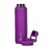 Garrafa Térmica Inox Goldentec GT Colors 750ml Roxo para bebidas quentes ou frias com tampa, bico e base emborrachada