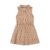 Vestido Infantil Menina Abacaxi Gola Polo Elian Marrom