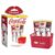 Kit Hidratante Labial Carmed Coca-Cola Cor Vermelho, Incolor e Marrom 10g Cada + Engradado