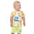 Conjunto Bebê Menino Desenho Dino Elian Bege