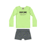 Conjunto Camiseta UV e Sunga Boxer Quimby