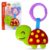 Chocalho Infantil Tartaruga Mordedor Bebe Livre BPA Castela