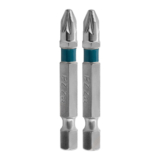 BITS PROZIDRIV Z2, ACO CROMO MOLIBDENIO, 50MM, 2PCS // GROSS