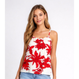 Blusa de Alça Tecido Viscose Infinita Cor Bege
