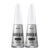 Kit 2 Esmalte Risqué Nova Cor Metálico Cor Prata na Lata 8ml