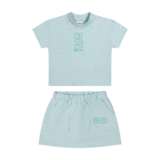 Conjunto Infantil Menina Monocromático Elian Verde