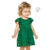 Vestido Bebê Menina Tule Corações Elian Verde