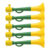 Kit 5 Corneta Buzina Vuvuzela 30cm Copa Do Mundo Brasil