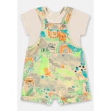 Conjunto Bebê com Jardineira e Body Up Baby