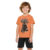 Conjunto Infantil Menino Estampa Skate Elian Laranja