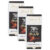 Kit 3 Chocolate Lindt Excellence 70% Cocoa Dark com 100g