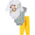 Kit Body Infantil Longo 3 Peças Select Branco