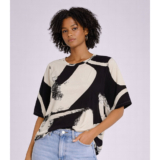 Blusa Feminina Com Estampa Infinita Cor Bege
