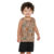 Conjunto Curto Infantil Menino Camaleões Elian Marrom