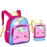 Kit Mochila de Costas E Lancheira Térmica Unicórnio – Clio Style