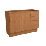 Balcão de Cozinha Modulado Ciela R626 c/ 2 Portas e 3 Gavetas s/ Tampo 120cm Canela – Kappesberg