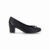 Scarpin  Laura Salto Médio Preto