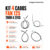 Kit completo Com 4 Cabos Fan 125 2009  a 2013 (Cabos Embreagem, Aceleredor, Freio e Velocimentro)