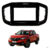Moldura 9 Polegadas Fiamon Black Piano Fiat Strada Fiorino Partner Rapid Mobi Padrão Original 2 Din