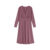 Vestido Feminino Midi Elegante Suede Marialícia Roxo