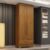 Guarda Roupa 100% MDF 2 Portas 1 Gaveta Smart Plus Espresso Móveis Cinamomo