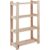 Estante Modulare em madeira pinus com 4 prateleiras 62,2 x 30,2 x 107,2 cm – Tramontina