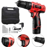 Furadeira Parafusadeira de impacto 3/8″ a bateria 12V com maleta e acessórios – PI-10MA – Mondial