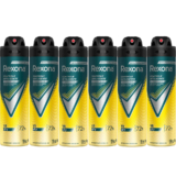 Kit Desodorante Aerosol Rexona V8/Amarelo 150ml – 6 Unidades