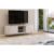 Rack Bancada p/ TV até 65 Pol Adele c/ 2 Portas 180x57cm Off White/Off White – DJ Móveis