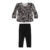 Conjunto Infantil Menina Blusa Com Babado Elian Preto
