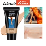 Lakerain Corretivo para Pernas Maquiagem Corporal Impermeável, Cobre Tatuagens, Tom Uniforme 30ml