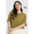 Blusa Feminina Aplicações de Pérolas Marialícia Verde
