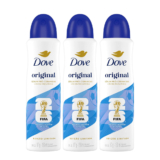 Kit Desodorante Aerosol Dove Original 150ml – 3 Unidades