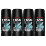 Kit Desodorante Antitranspirante Aerosol Axe Apollo 150ml – 4 Unidades