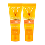 Kit 2 Protetor Solar Vichy Idéal Solei Clarify FPS 60 Cor Média 40g