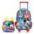 Kit Mochila Com Rodas 16 Mickey Mouse 14890 + Lancheira Mickey 14894 Xeryus Disney Escolar Azul – Infantil