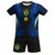 Kit Conjunto Camisa e Short Bordados Brasil infantil juvenil