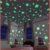 Kit 50 Estrelas Luminosas Fluorescentes Brilha No Escuro Decorativo Teto E Parede